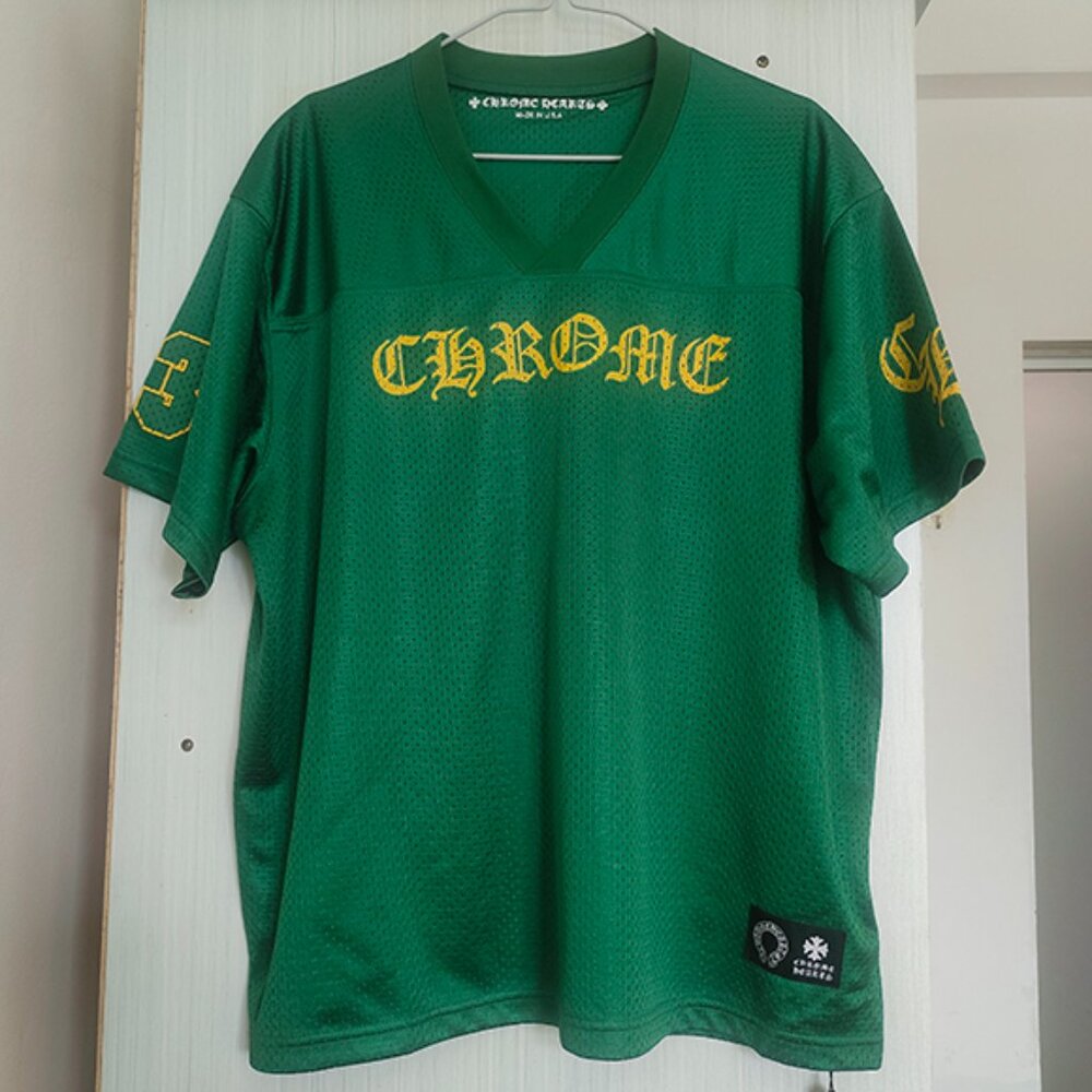 Chrome Hearts Warm Up Jersey Green Yellow